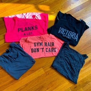 Victoria’s Secret Sport 5/Pack workout tank top Bundle